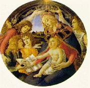 BOTTICELLI, Sandro Madonna of the Magnificat  fg Spain oil painting artist